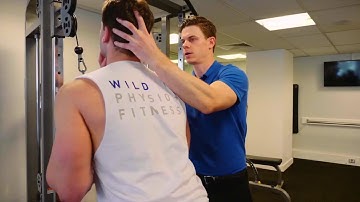 Tricep pushdown & bicep curl