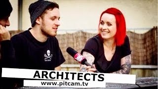 ARCHITECTS - Tom Searle & Dan Searle on the new album and homicidal taxi drivers | www.pitcam.tv