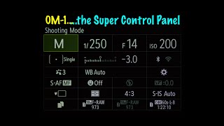 Olympus OM-1 - The Super Control Panel