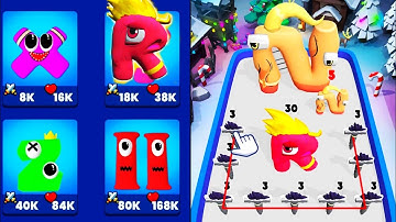 Max level in Merge Alphabet lore Run | Alphabet lore run part 2