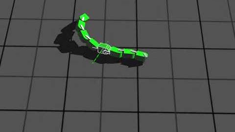Heterogeneous Controllers (Generation 95) in Modular Snake-like Robot