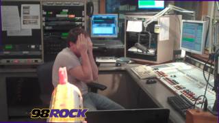 98Rock Baltimore Nerf Wars Christoff Gets Justin In The Studio