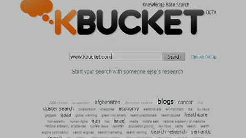 Kbucket - Content Curation and Search platform