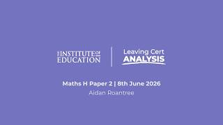 Leaving Certificate 2026 Maths Paper 2 (Higher Level) Reaction