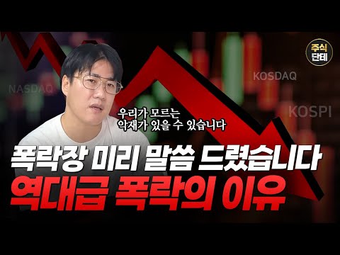 역대급 증시 폭락과 대응 방법