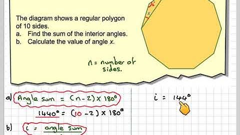 Finding an angle in a decagon