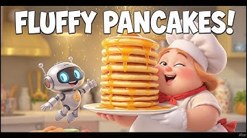 Super Soft Pancakes Recipe! 🥞✨ | 3D Animation Cooking