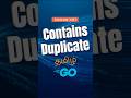 Go —Contains Duplicate Golang in 60 Seconds!🐹 | Tamil | LeetCode #217