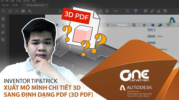 Hướng dẫn xuất file 3d trong inventor sang cad 2d