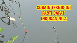 TEKNIK MANCING VIRAL !!! SELALU DAPAT IKAN NILA INDUKAN #mancing #fishing #mancinglobang #fyp