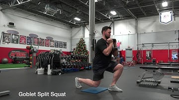 Goblet Split Squat