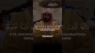 Чтец: Сальман Аль-Утайби. Сура. 66 Аль-Тахрим (Запрещение) 8 аят. ❤️