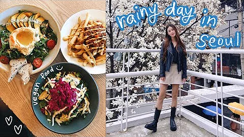 vlog  favorite vegan cafe, lentil bowl, chili chee...