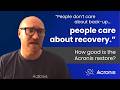 Just how easy and quick is Acronis Cyber Protect to restore your data?