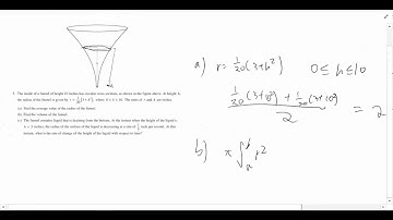 AP Calculus BC Exam 2016 - Free Response Question #5 [Student]