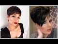 СТРИЖКА ПИКСИ-2020 НА ТЕМНЫЕ ВОЛОСЫ: 20 ОРИГИНАЛЬНЫХ ИДЕЙ / PIXIE HAIRCUT-2020 FOR DARK HAIR.