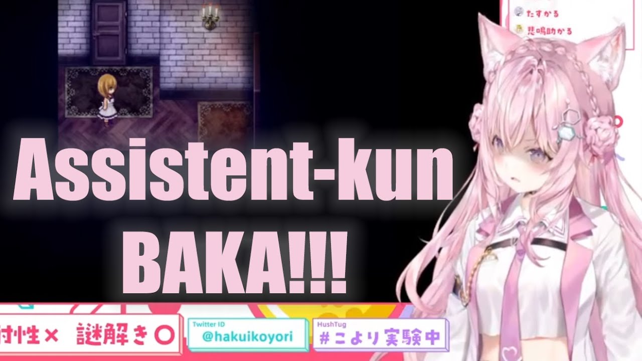 Hakui Koyori got Trolled on Her First Horror Game Stream and Turned into Yandere