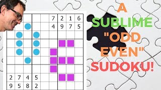 A Sublime "Odd Even" Sudoku screenshot 1