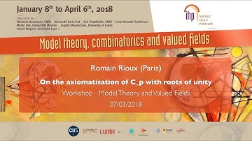 On the axiomatisation of C_p with roots of unity