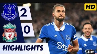 Everton vs Liverpool (2-0)| All goals and extended highlights| Premier League 2023/24