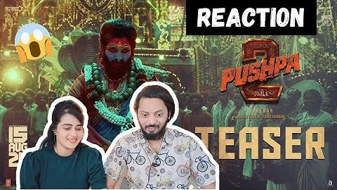 Pushpa 2 The Rule Teaser (REACTION) | Allu Arjun | Sukumar | Rashmika Mandanna | Fahadh Faasil | DSP