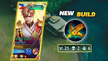 THIS AAMON NEW 1 HIT DELETE BUILD WILL MAKE HIM META IN RANK! AAMON BEST BUILD