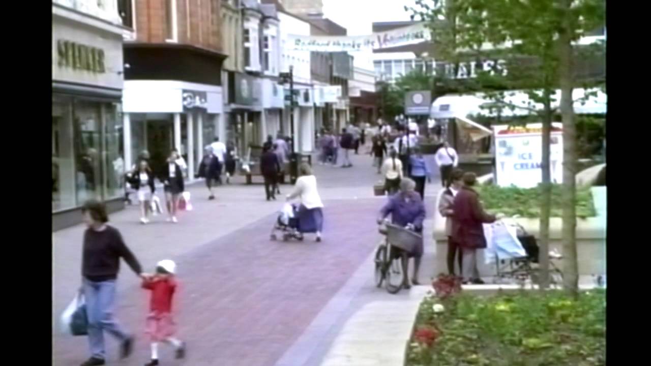 Bedford UK Town Centre 1996