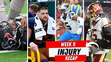 Week 9 injury Recap!