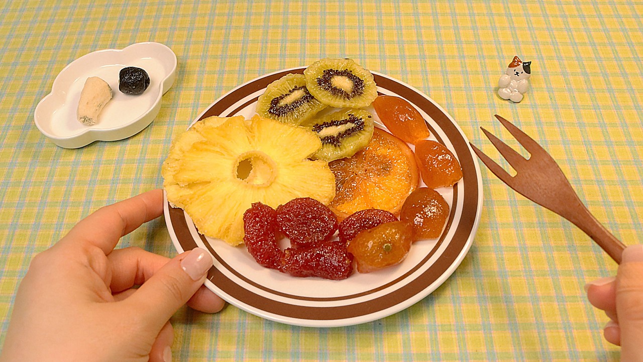 ASMR 쫀득하고 향긋한 과일 정과 먹으면서 소곤소곤 🍍🍅✨