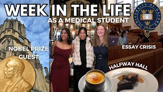 Week in the life studying at Oxford University ⭐ nobel prize talk, halfway dinner, studying medicine