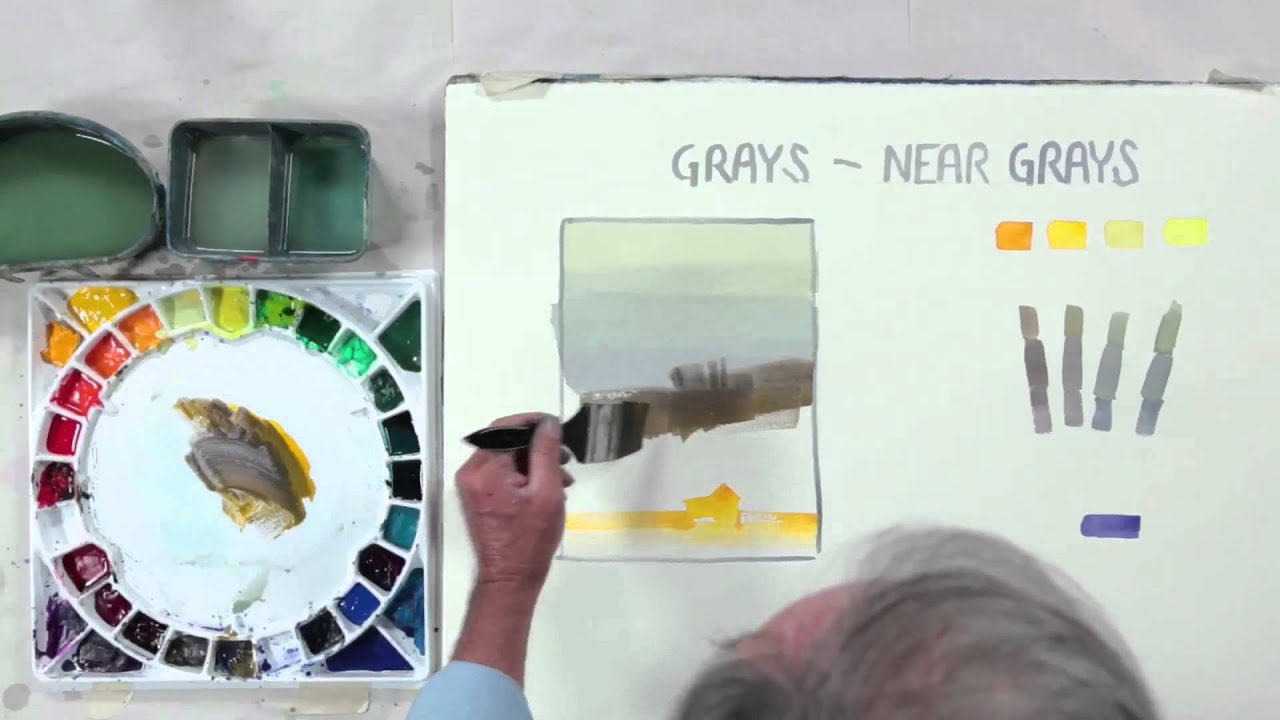 Stephen Quiller's Porcelain Watercolor Palette