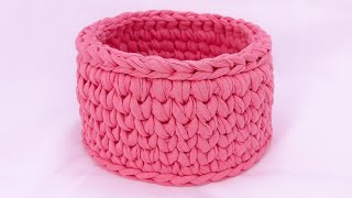 (ENGLISH) CROCHET BASKET TSHIRT YARN