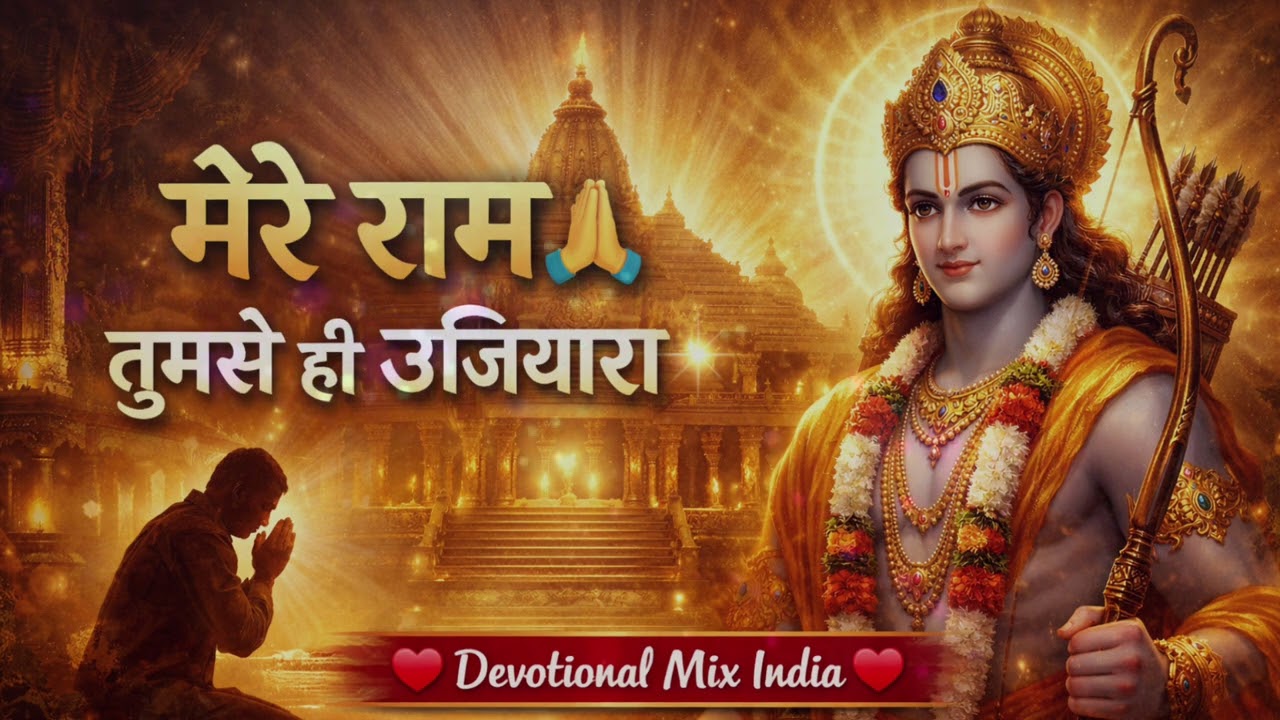 मेरे राम तुमसे ही उजियारा 🙏 | Powerful Ram Bhajan 2026 | Devotional Mix India