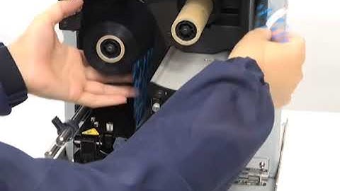 SATO S84NX & S86NX Print Engine (Left Hand) - How to replace ribbon