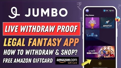 Jumbo App - How to Withdraw on Jumbo Fantasy App | Jumbo Referral Code 