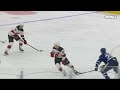 Brenden Dillon scores a goal against the Toronto Maple Leafs