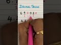 Decimal Division Tricks #youtubeshorts #shorts #ytshorts