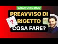 SANATORIA 2020 | PREAVVISO DI RIGETTO: COSA FARE?