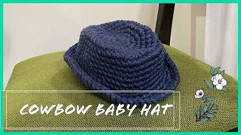 Adorable Cowboy Baby Hat for Newborns!