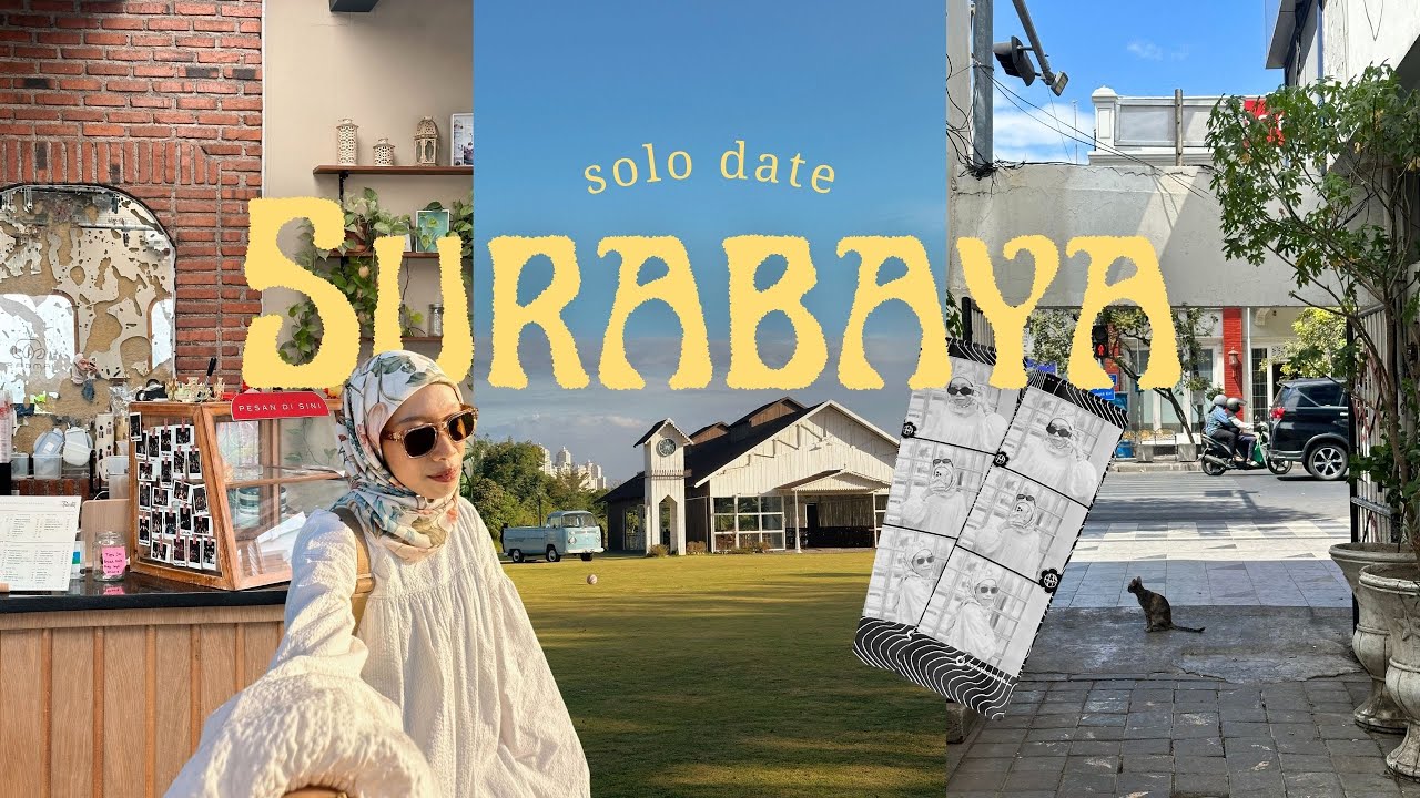 First Solo travel to Surabaya 🇮🇩 | cafe hunting & picnic!
