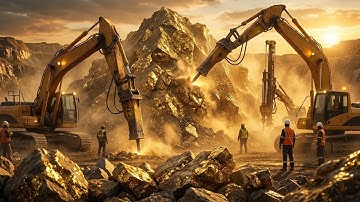 Inside the Gold Mining Factory 🏭✨ | How Gold Is Extracted & Processed Step by Step | Full Process