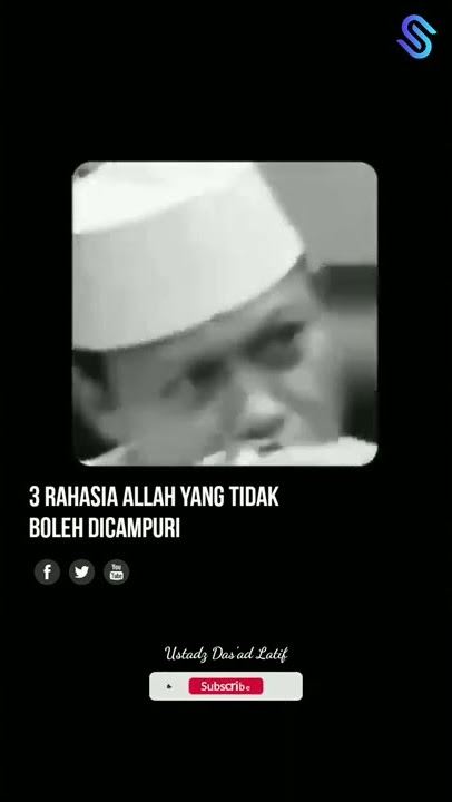 3 Rahasia Allah yang tidak boleh dicampuri | Ust : ustadz das'ad latif #shortsislam