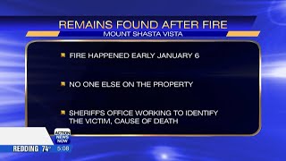 Siskiyou County Sheriff's Office investigating after human remains located in burned structure
