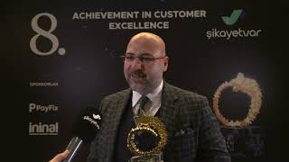 Şikayetvar 8. A.C.E. Awards | tatil.com CRM Grup Yönetim Kurulu Başkanı - Ramazan Becer