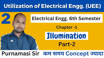 #2 Electrical 6th Semester | UEE | Ch-1 Illumination @PolytechnicPathshala