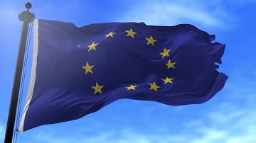 Europe Union Flag Motion Graphics