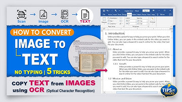 How to Convert Image to Text | Copy Text from Images, Printouts using OCR