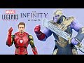 Marvel Legends HOMEM DE FERRO Mark 85 & THANOS Batalha Final Wave Infinity Saga Action Figure Review