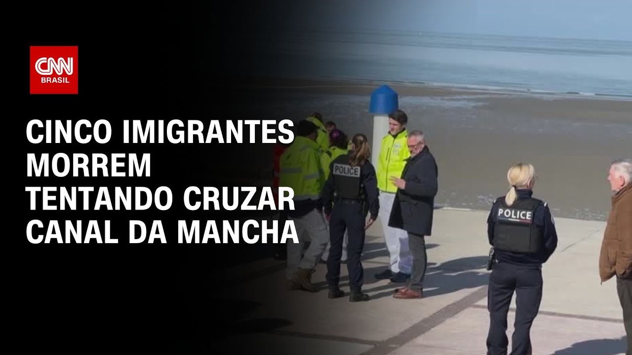 Cinco imigrantes morrem tentando cruzar Canal da Mancha | LIVE CNN