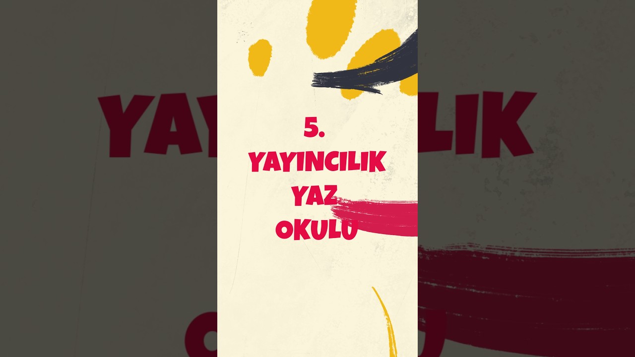 5. Yayıncılık Yaz Okulu Hakkında Hüseyin Murat Yücel'in Değerlendirmeleri